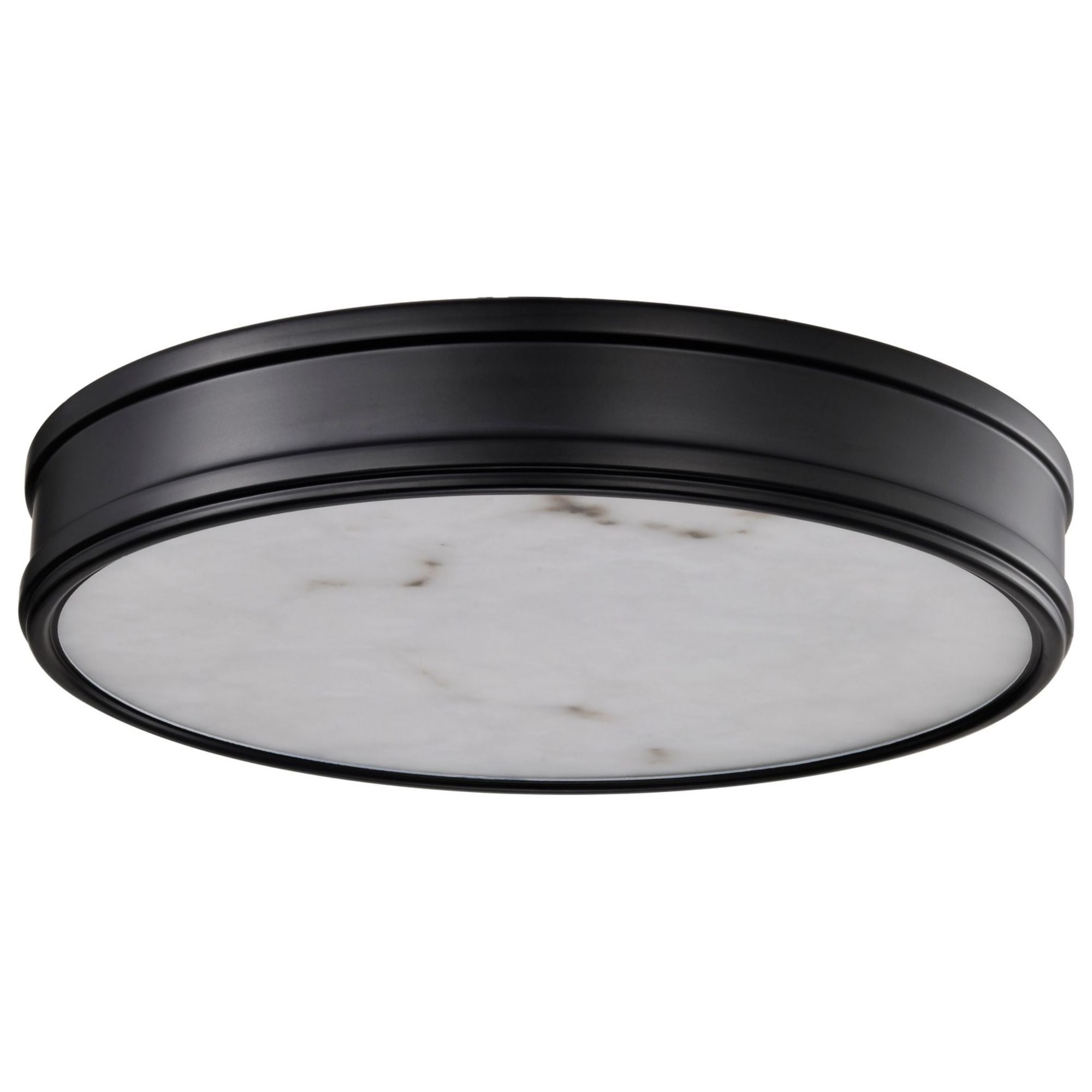 Kendall 14" LED Flush Mount Light, Alabaster Glass - Bees Lighting