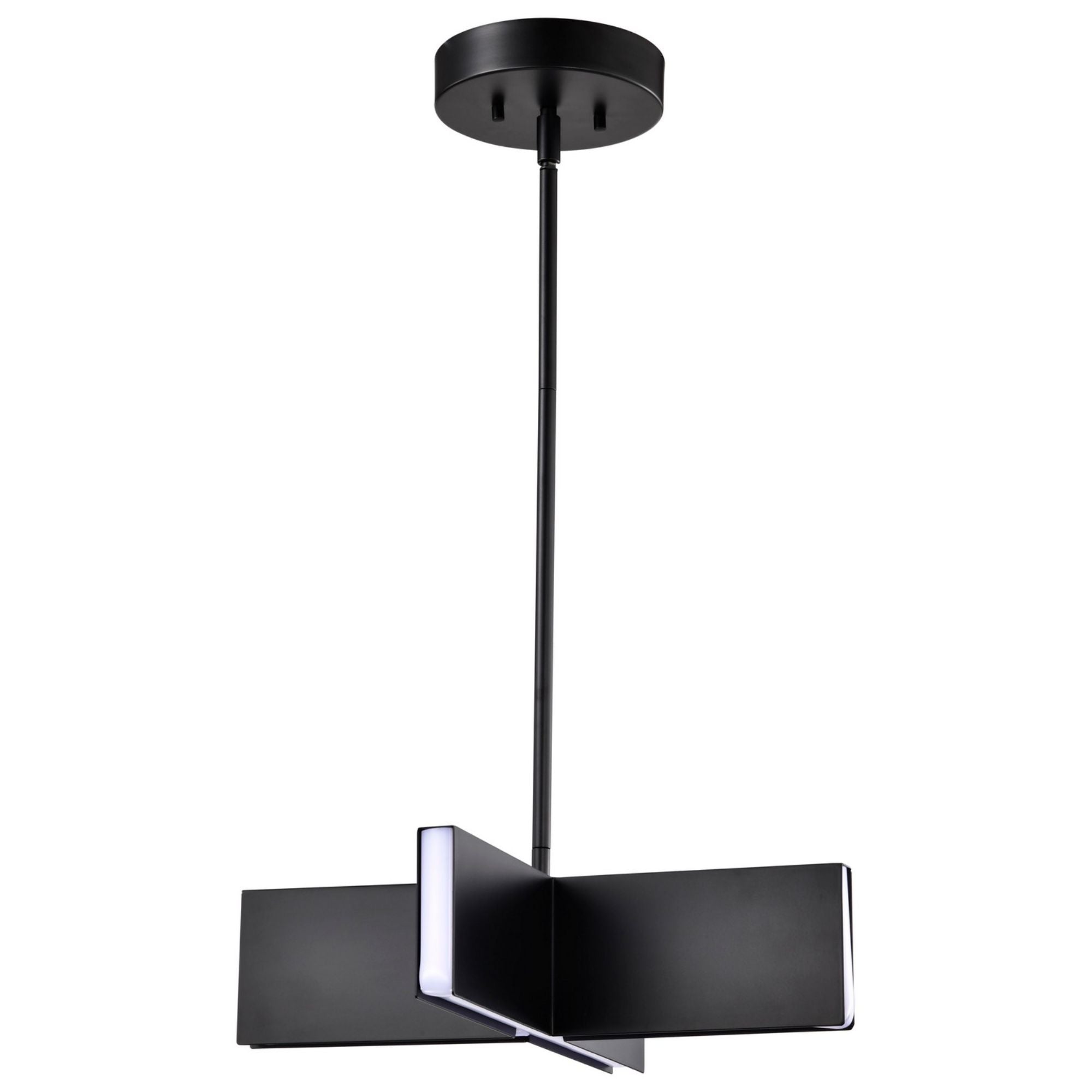Blaine 15" LED Pendant, Matte Black Finish - Bees Lighting