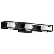 Jenkins LED Bathroom Vanity Light, Frosted Glass - Bees Lighting