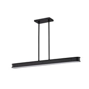 Longford 36" LED Kitchen Island Pendant, Textured Black Finish - Bees Lighting