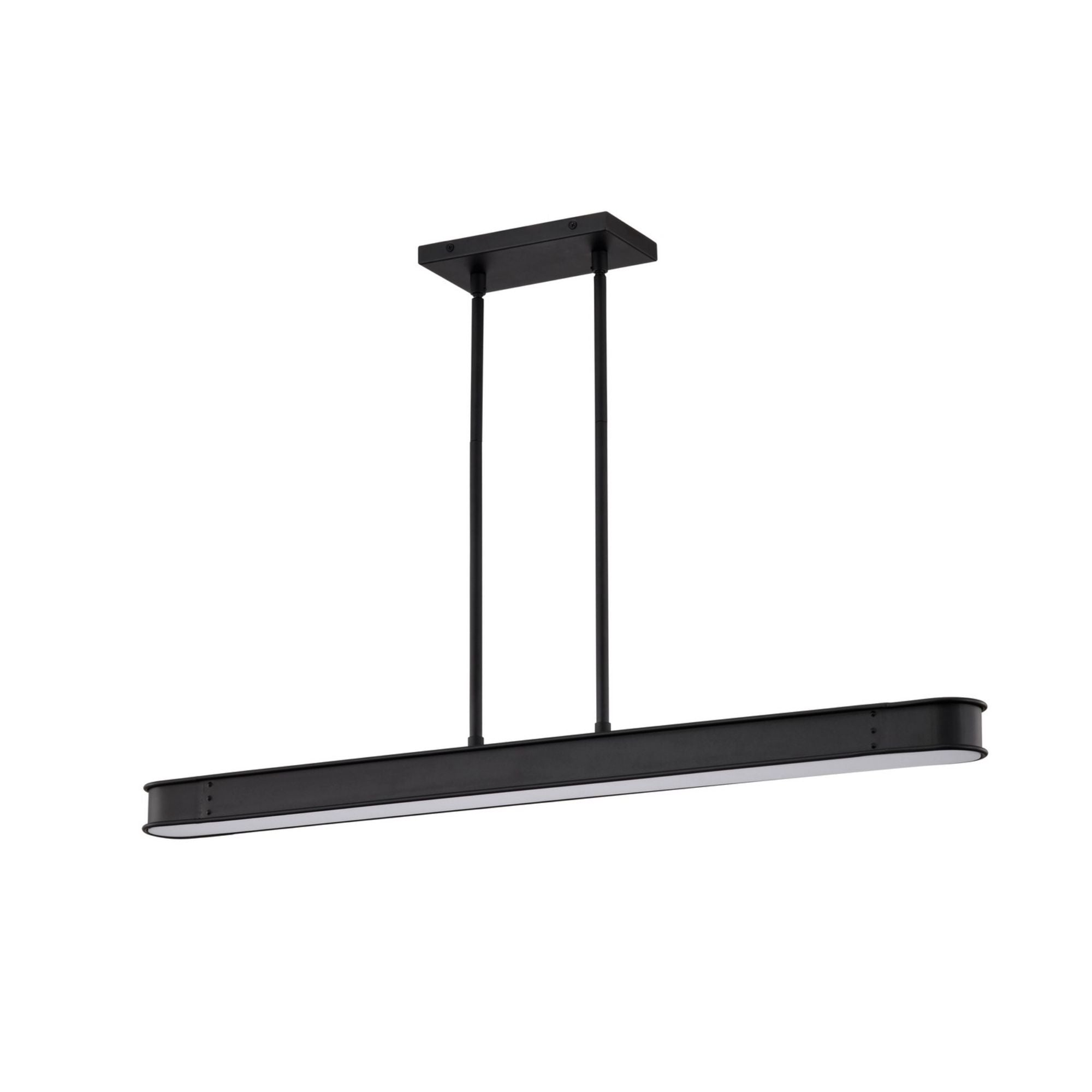 Longford 36" LED Kitchen Island Pendant, Textured Black Finish - Bees Lighting