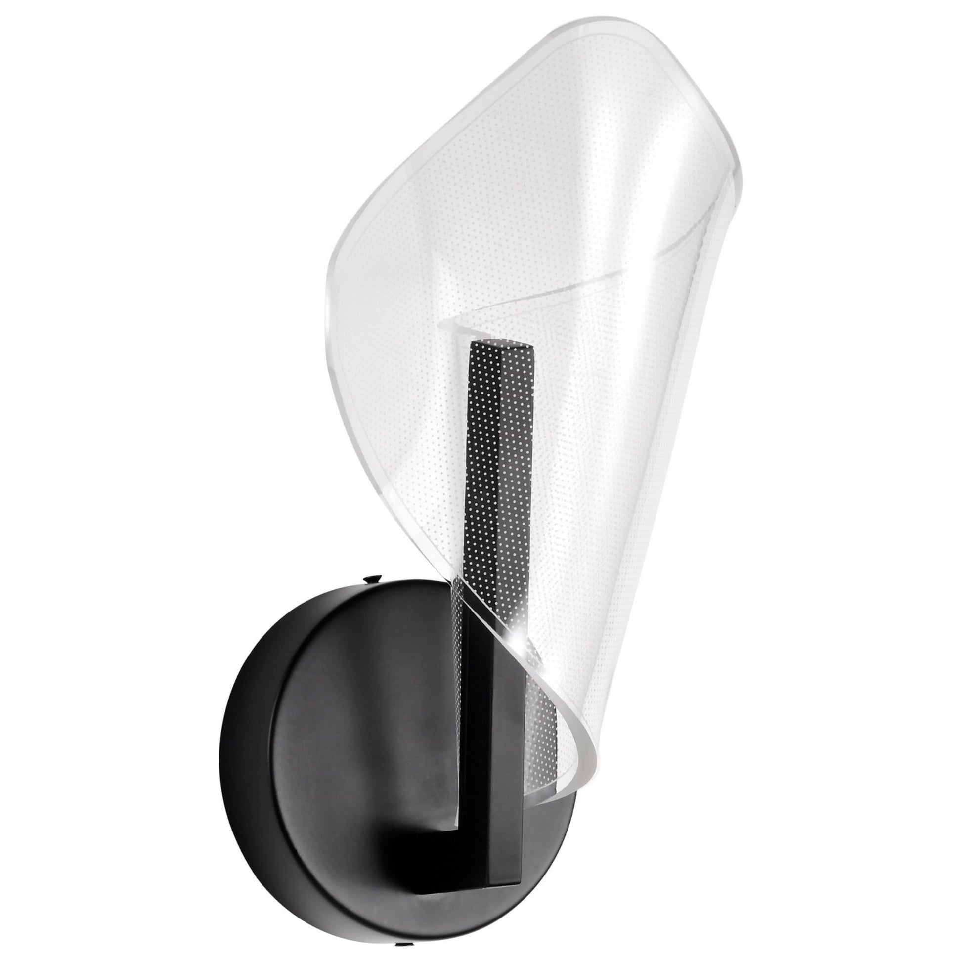 Sedona 13" LED Wall Sconce, Matte Black Finish - Bees Lighting