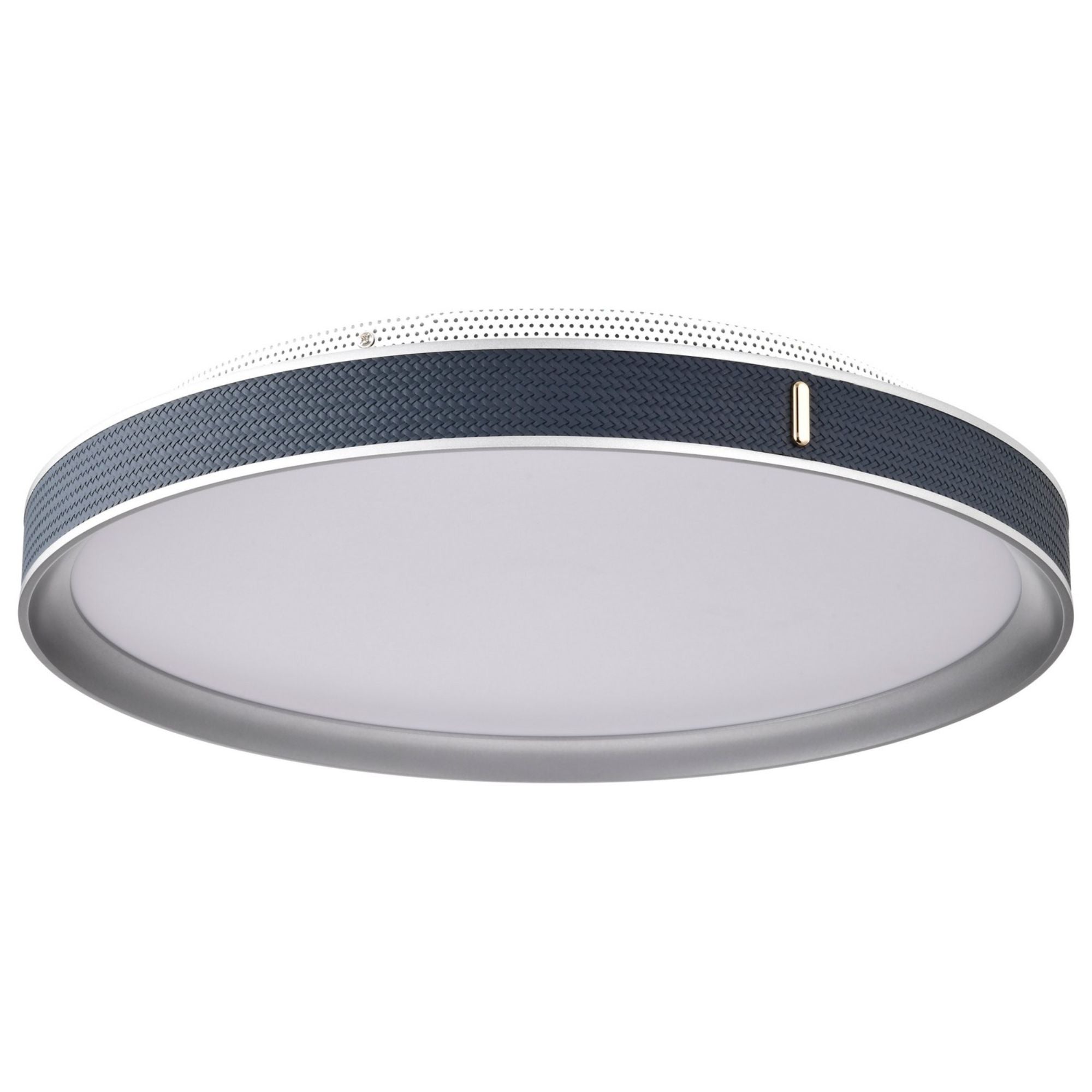 Bandon 20" LED Flush Mount Light, Gray Finish, Acrylic Lens - Bees Lighting