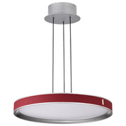 Bandon 20" LED Pendant Light, Gray Finish, Acrylic Lens - Bees Lighting
