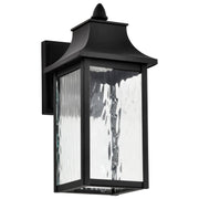 Austen 13" Smart LED Outdoor Wall Light, RGBTW, Matte Black Finish - Bees Lighting