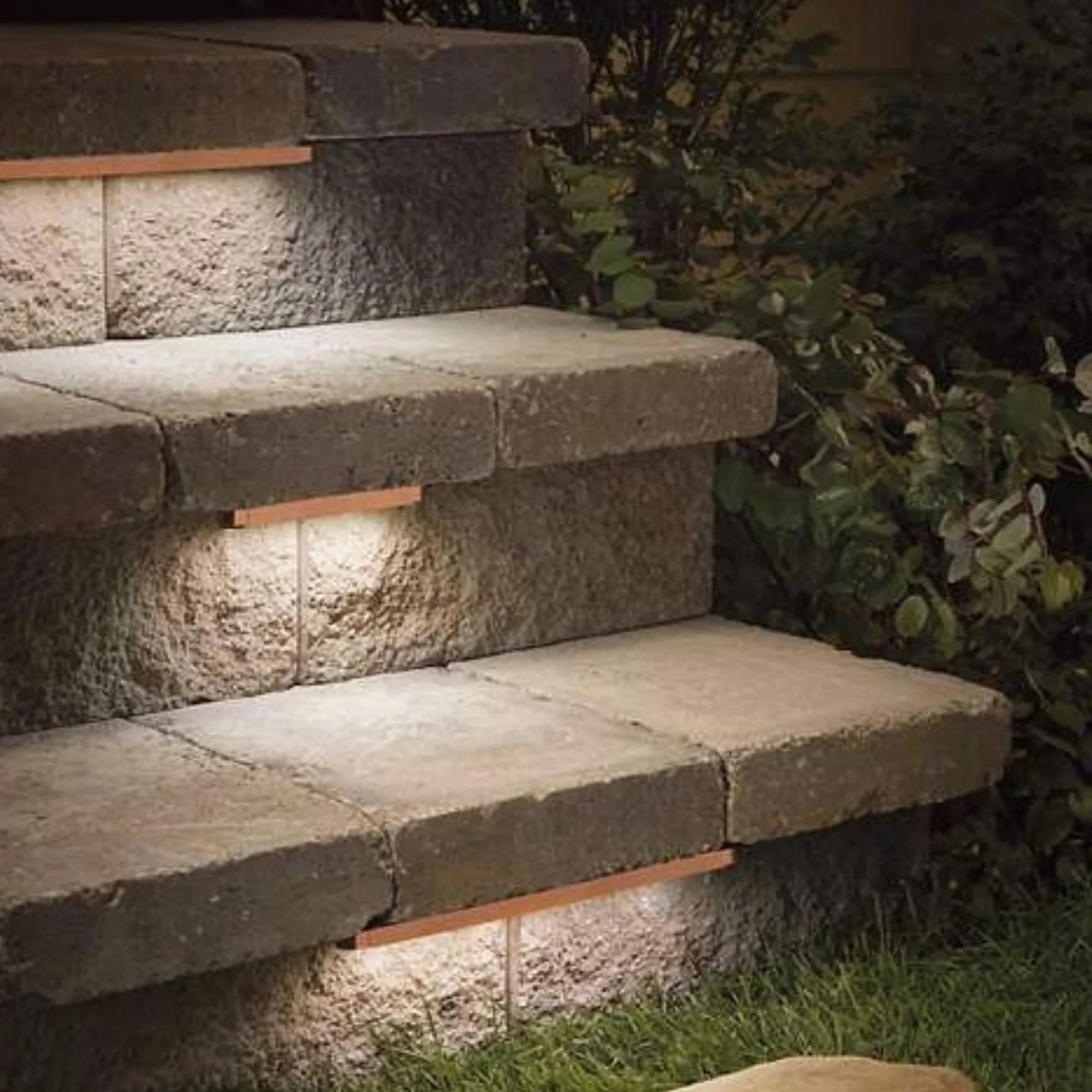 12V LED 6" Hardscape Light 2700K Centennial Brass Brass