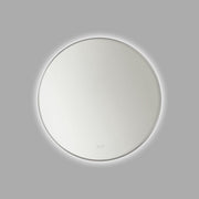 Cadre Round Mirror 30" x 30", Brushed Nickel Finish - Bees Lighting