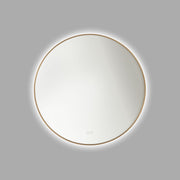 Cadre Round Mirror 30" x 30", Satin Brass Finish - Bees Lighting