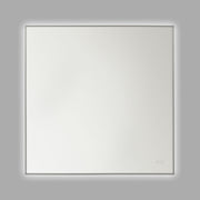 Cadre Square Mirror 36" x 36", Brushed Nickel Finish - Bees Lighting