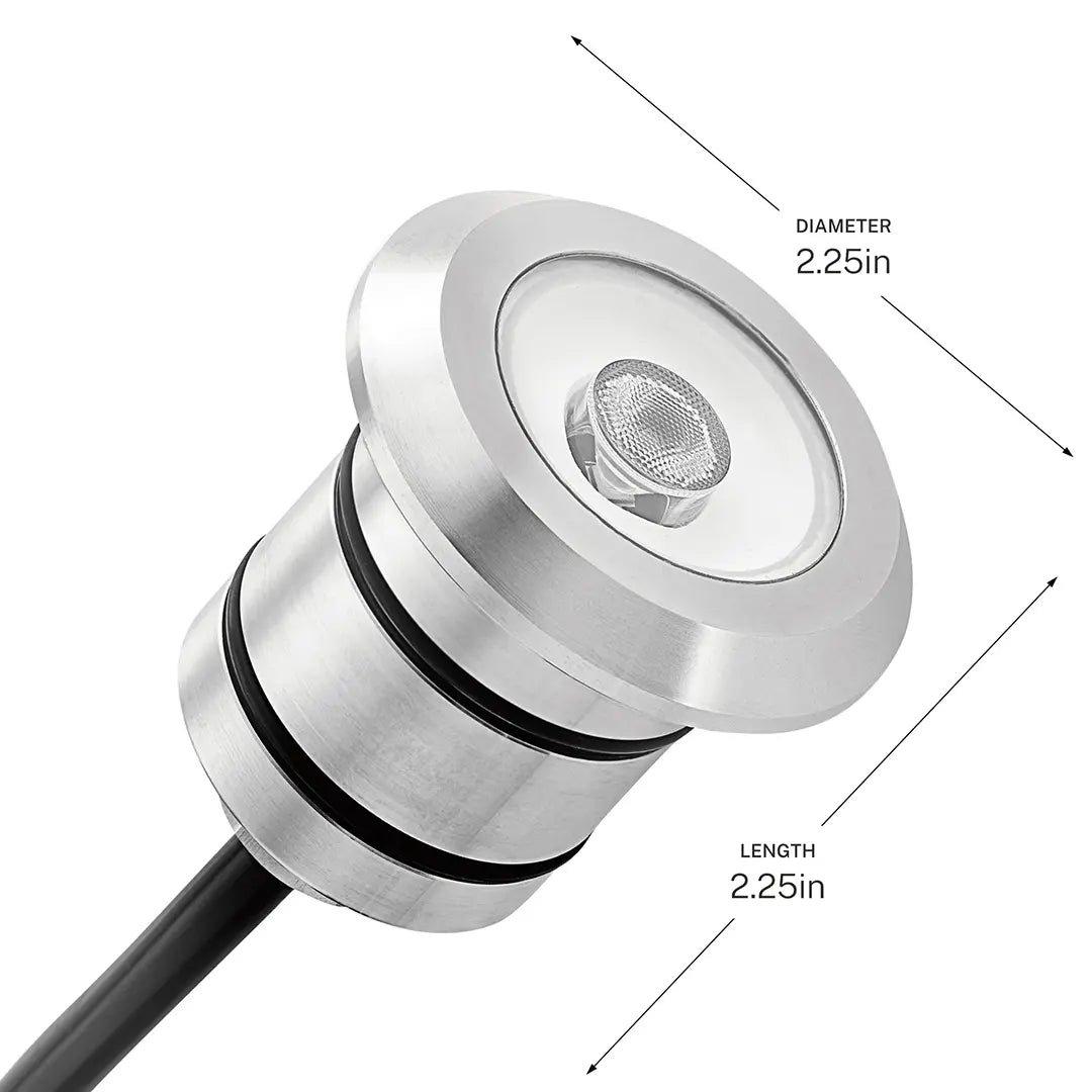 LED Landscape In-Ground 100 Lumens Stainless Steel 3000K