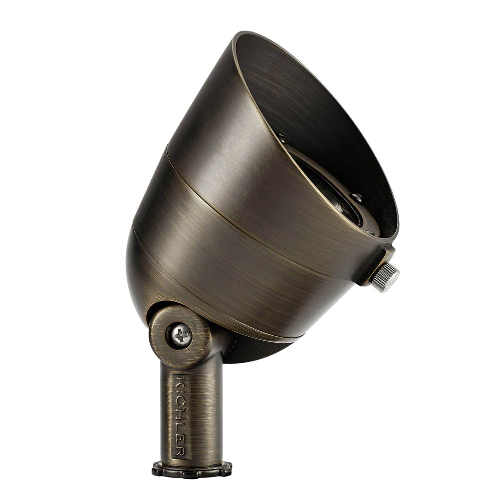LED Landscape Accent Spot Light, 3000K, 35 Degree, Centennial Brass - Bees Lighting