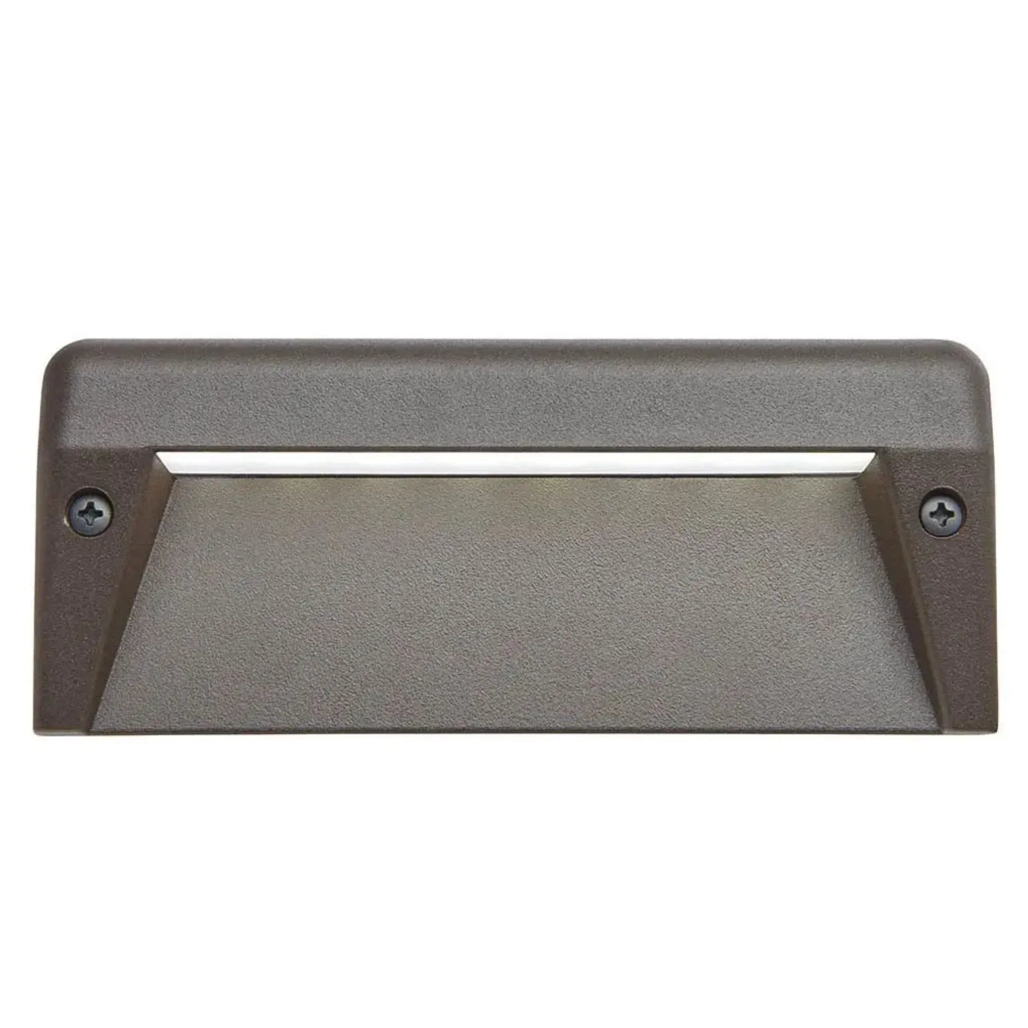 12V 6" LED Surface Mount Step Light 3000K Textured Architectural Bronze