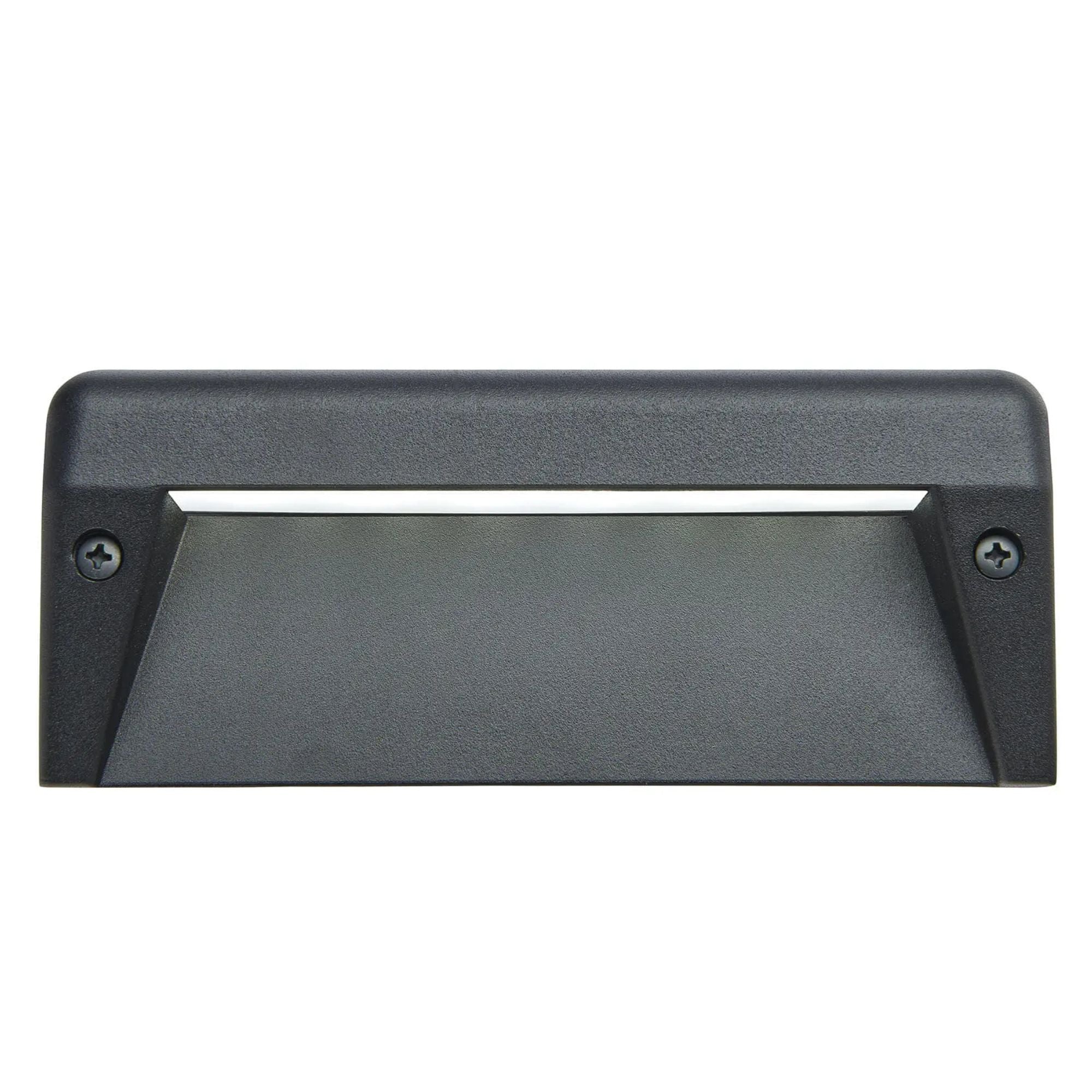 12V 6" LED Surface Mount Step Light 2700K Textured Black