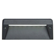 12V 6" LED Surface Mount Step Light 2700K Textured Black