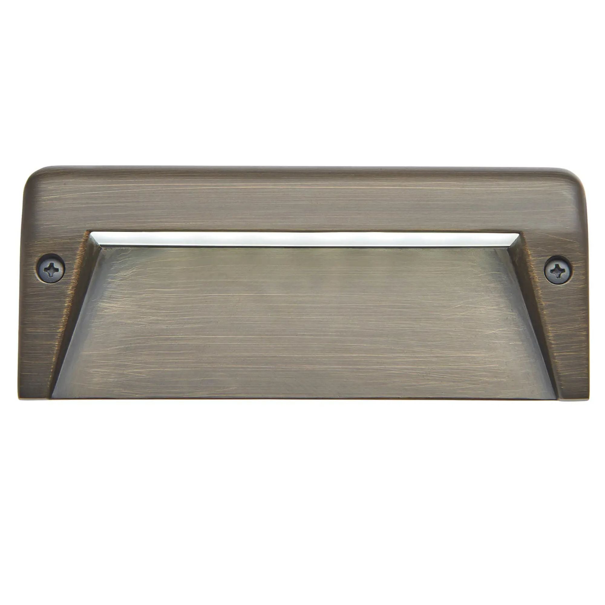 12V 6" LED Surface Mount Step Light 2700K Centennial Brass