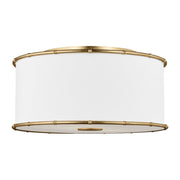 Aldric 19" Medium Flush Mount, Gild Finish - Bees Lighting