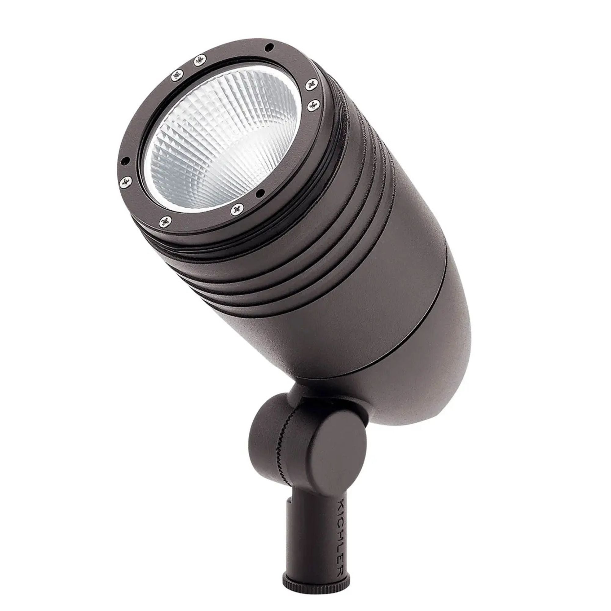 120V LED 3000K 55 Degree Large Accent Flood Light, Textured Architectural Bronze