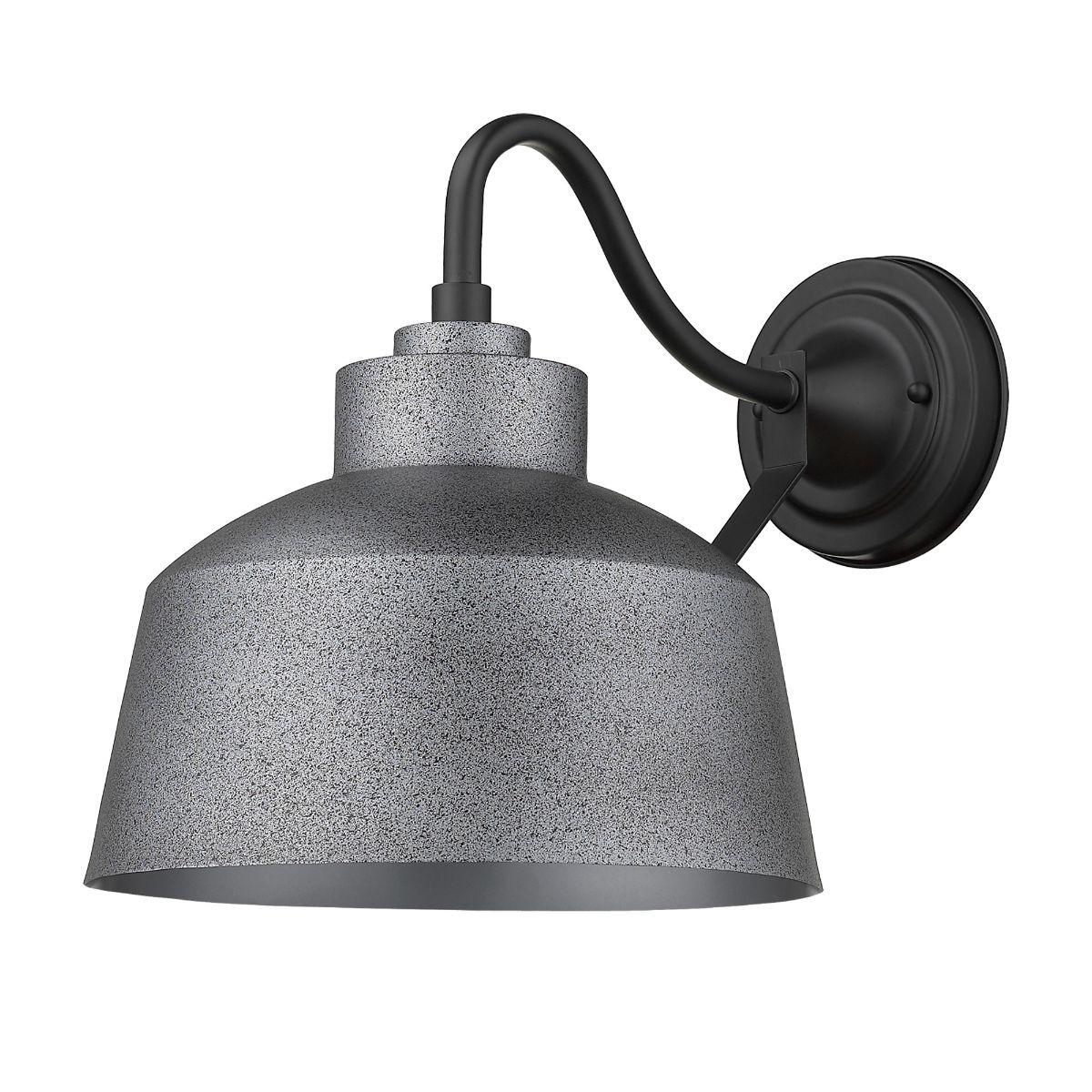 Barnes 9 In. Outdoor Wall Sconce Gray Finish