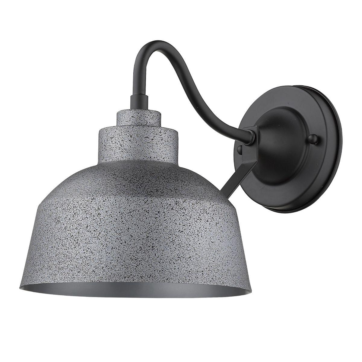 Barnes 14 In. Outdoor Wall Sconce Gray Finish - Bees Lighting
