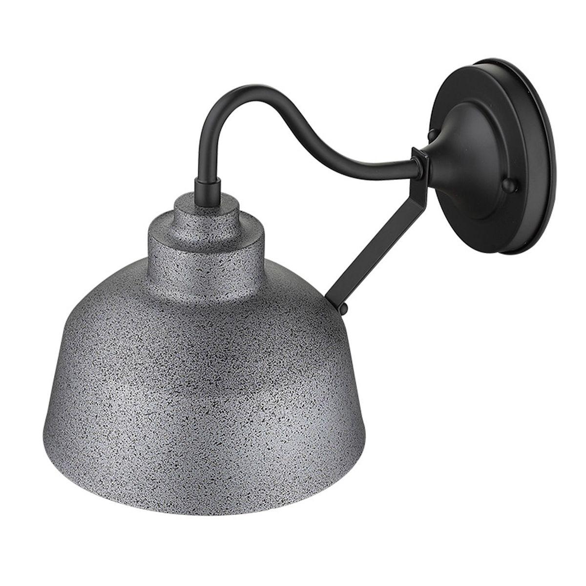 Barnes 14 In. Outdoor Wall Sconce Gray Finish