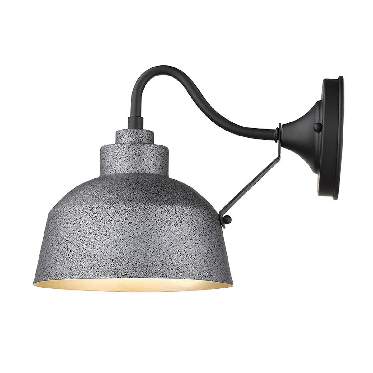 Barnes 14 In. Outdoor Wall Sconce Gray Finish - Bees Lighting