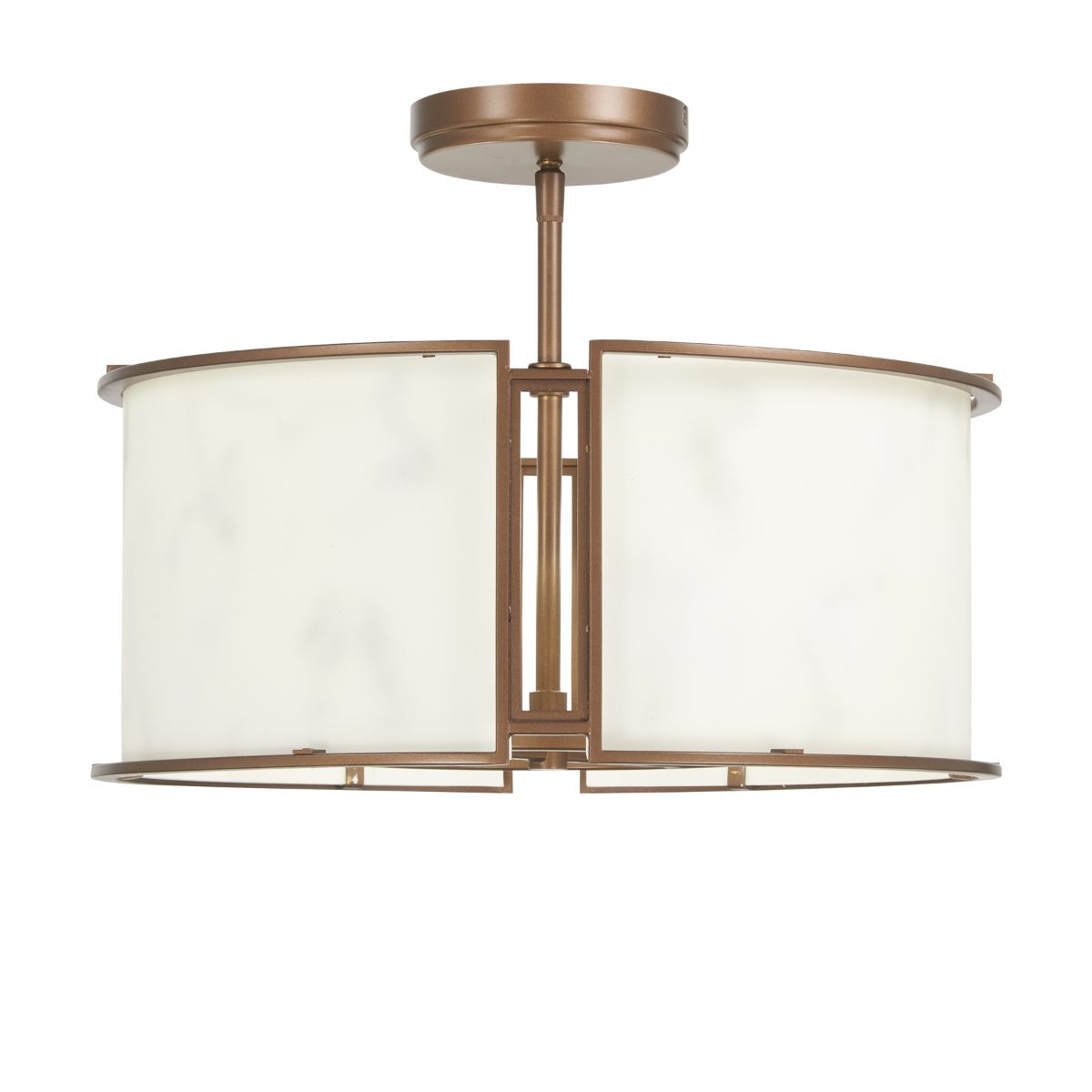 Buchanan 18 In. 4 Lights Semi flush Mount Light Bronze Finish