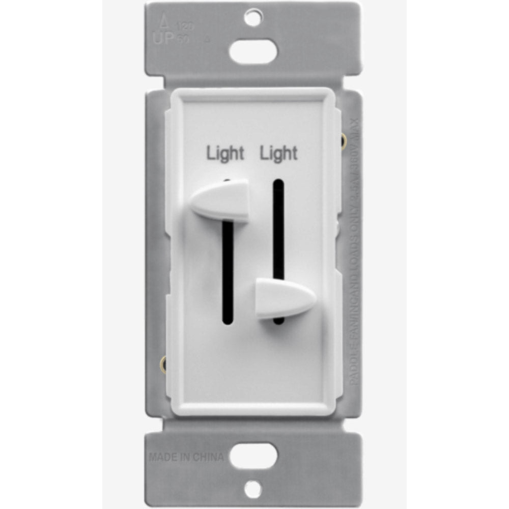 Dual LED Dimmer Switch 3-Way White