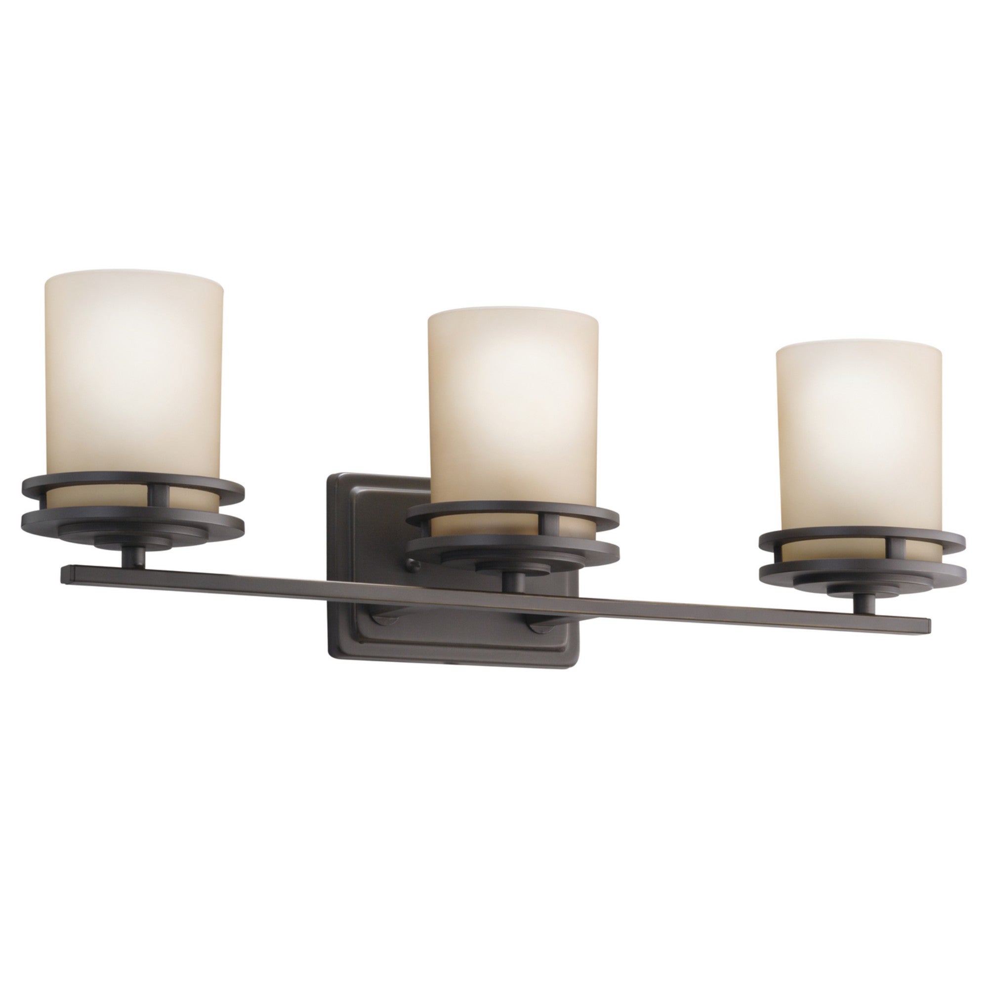 Hendrik 24" 3-Light Bath Vanity Light, Olde Bronze Finish - Bees Lighting