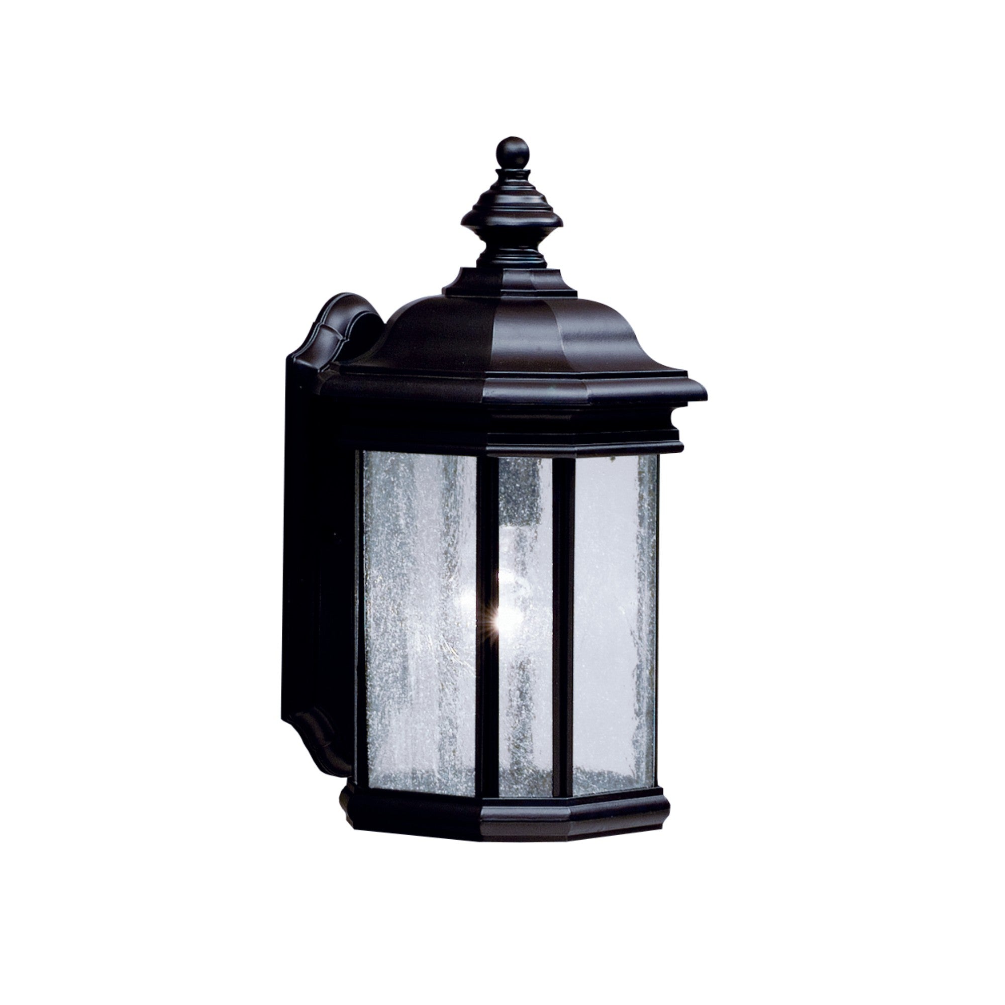 Kirkwood 17" Outdoor Wall Light, Black Finish - Bees Lighting