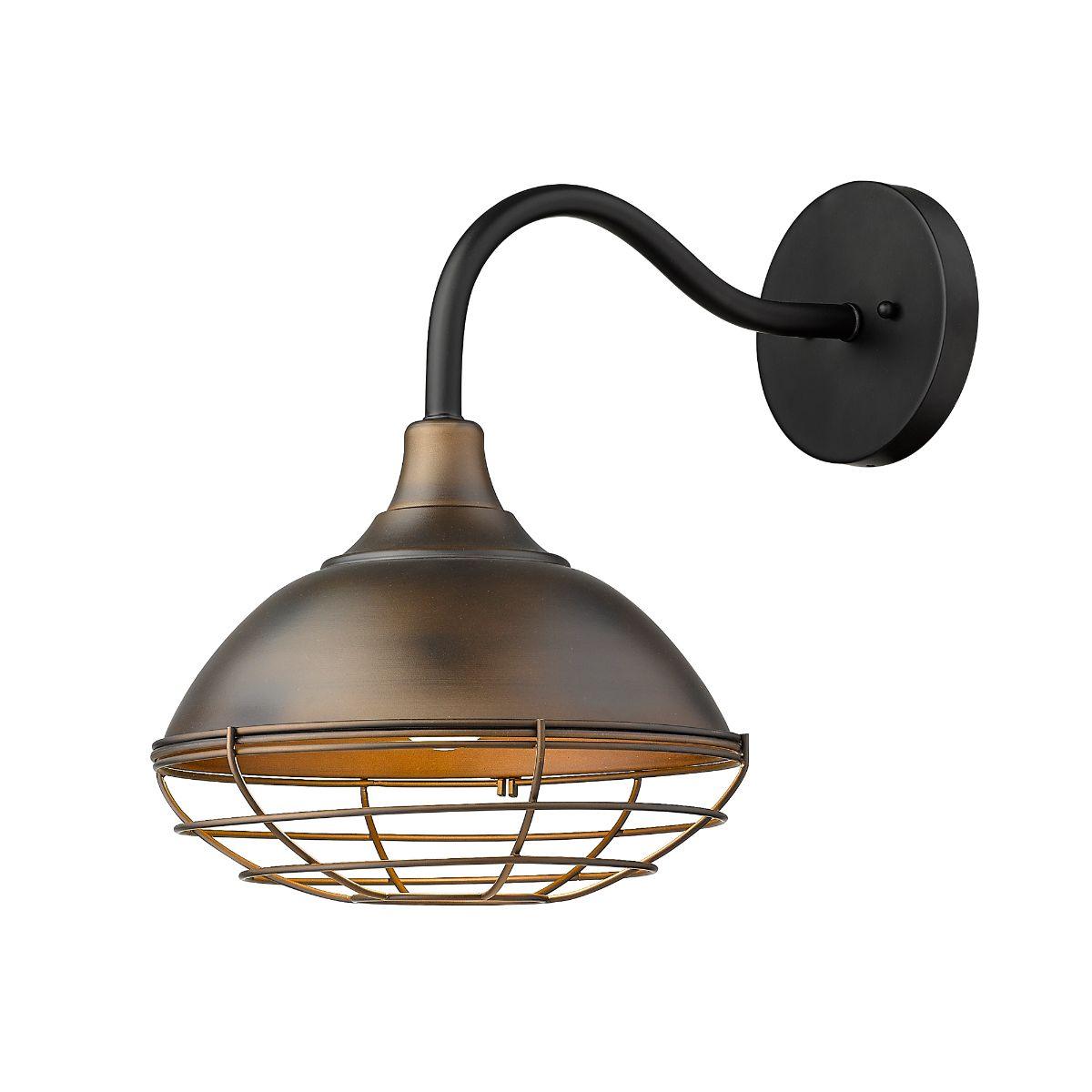 Afton 16 In. Outdoor Wall Sconce Bronze Finish