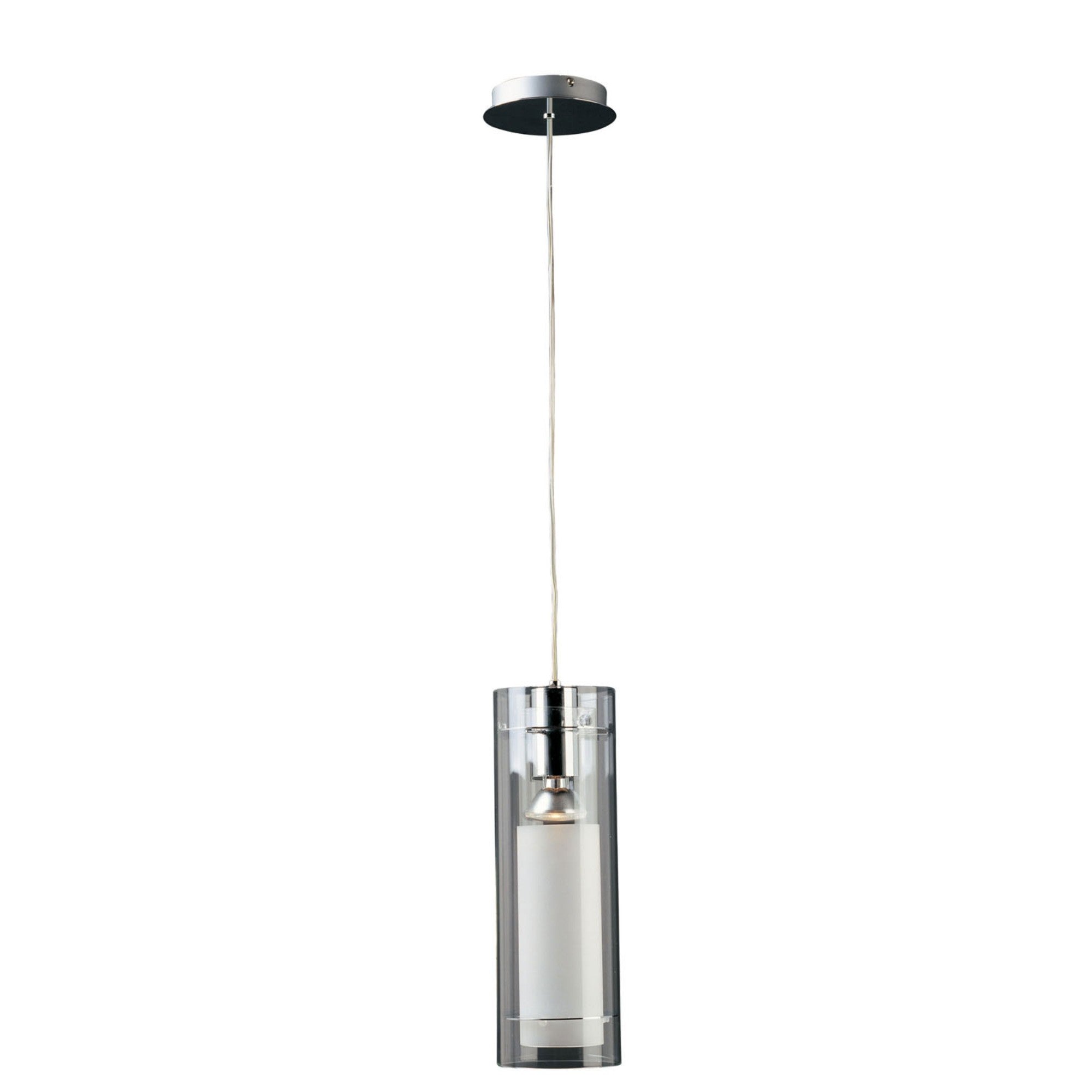 Frost 6" Mini Pendant, Polished Chrome Finish - Bees Lighting