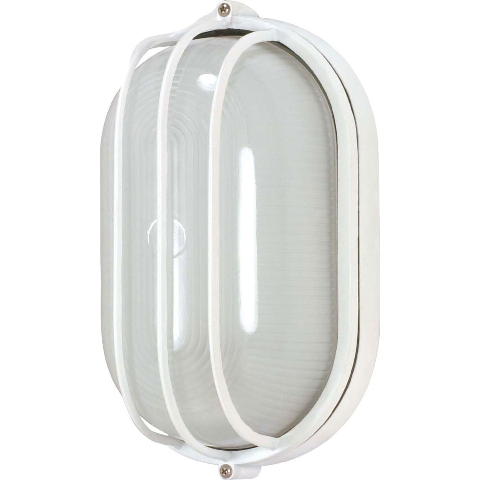 1 Light 10" Oval Cage Bulkhead Sconce - Bees Lighting