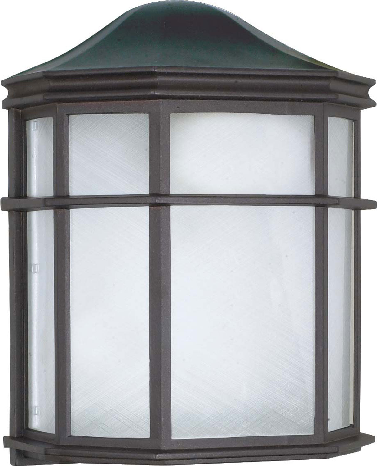 10 In. Outdoor Wall Lantern Black finish - Bees Lighting