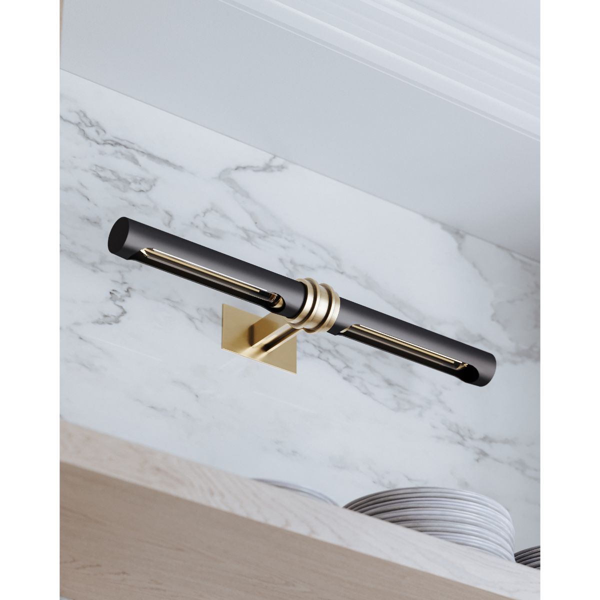 Baruch 24 in. Picture Light Aged Bronze finish - Bees Lighting