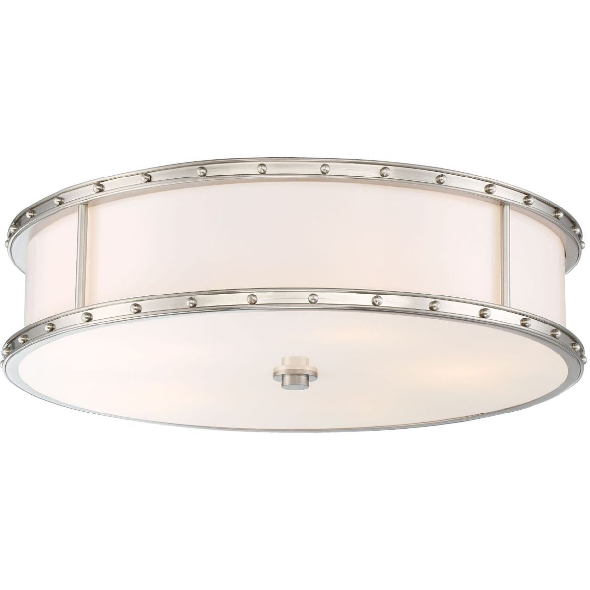 20 in. LED Flush Mount Light Brushed Nickel finish - Bees Lighting