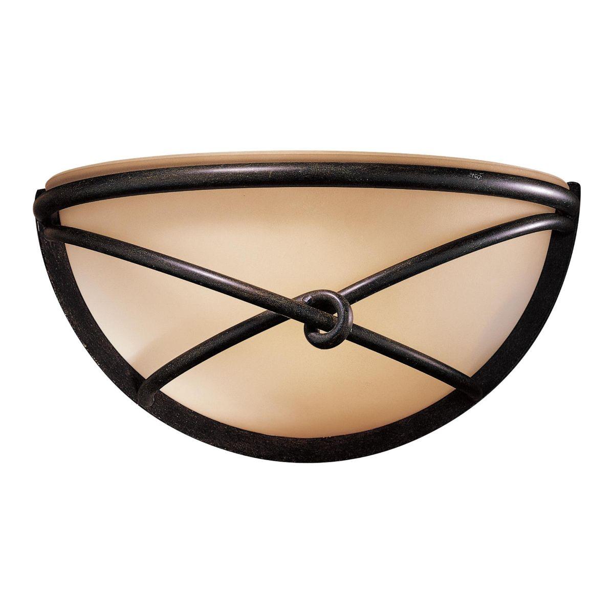 Aspen II 13 in. Wall Light Bronze finish - Bees Lighting