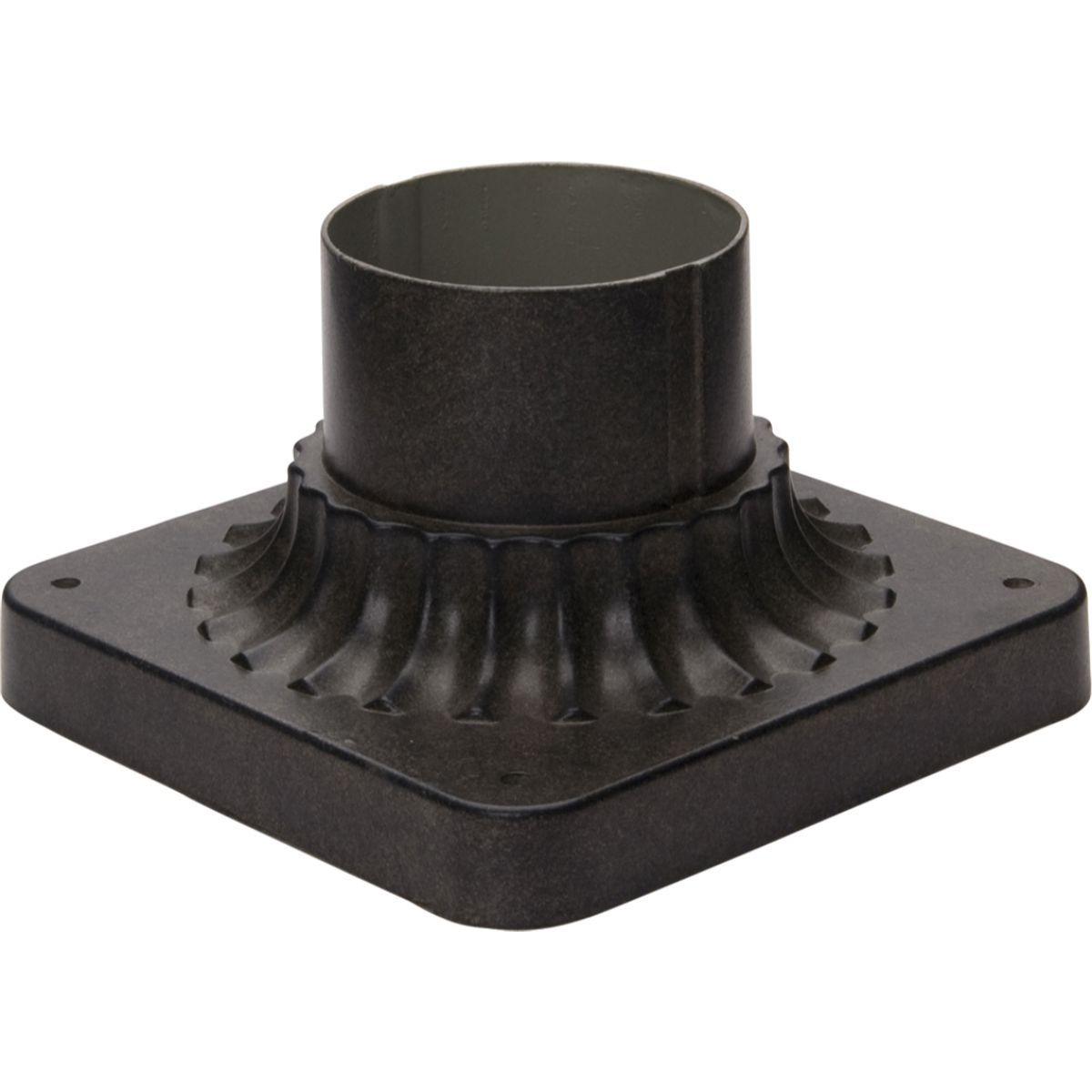 Outdoor Essentials 3.5 in. Aluminum Pier Mount Base Brown Finish - Bees Lighting
