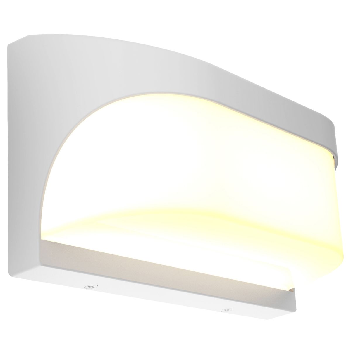 Laguna 9 in. LED Outdoor Wall Sconce White Finish - Bees Lighting