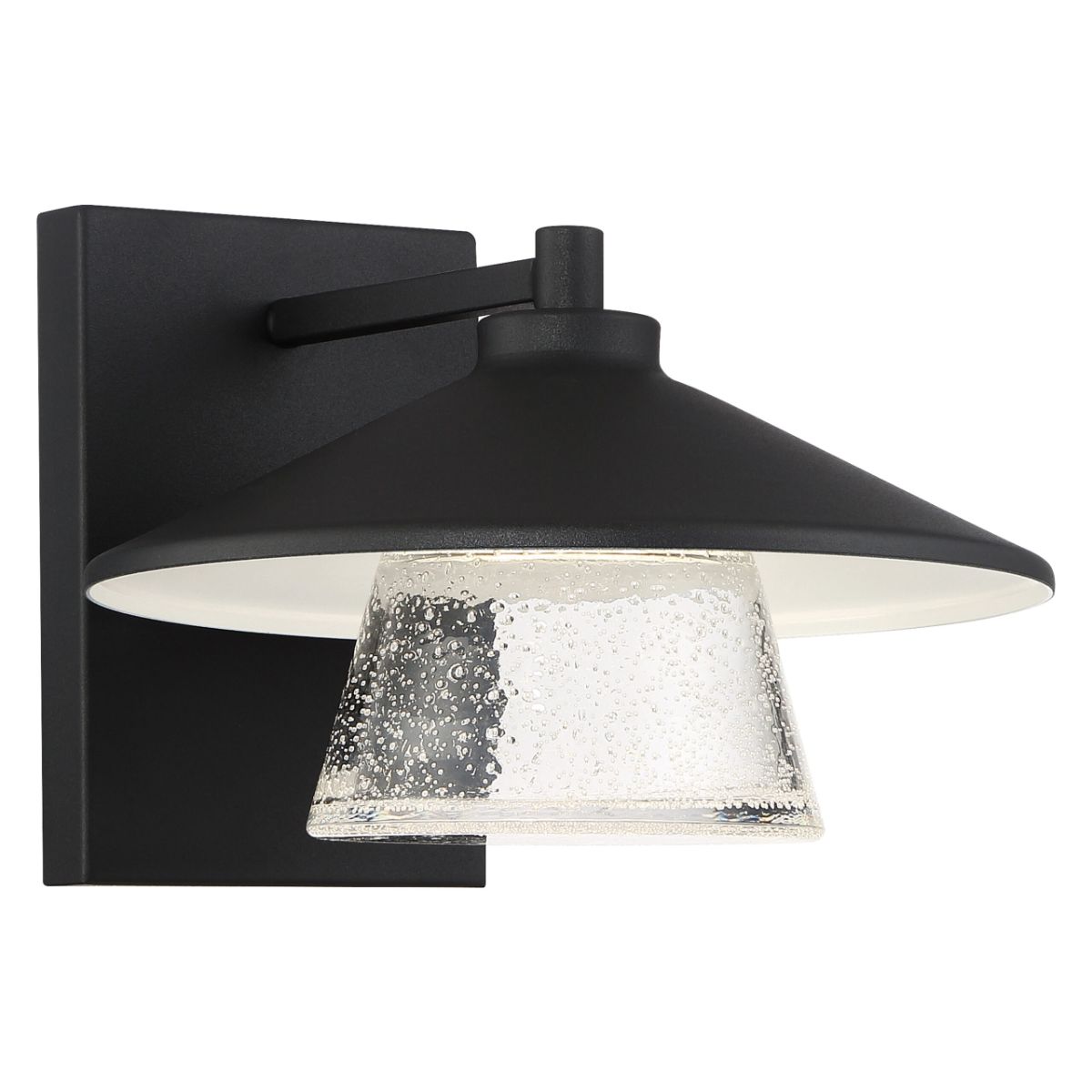 Silo 10 in. LED Outdoor Wall Sconce 3000K Black Finish - Bees Lighting