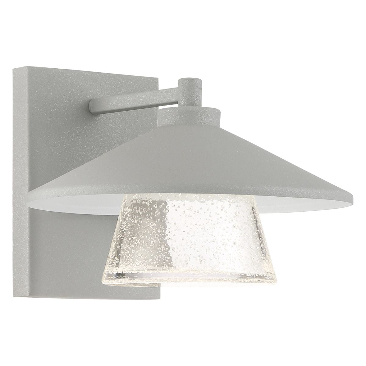 Silo 10 in. LED Outdoor Wall Sconce 4000K Silver Finish - Bees Lighting