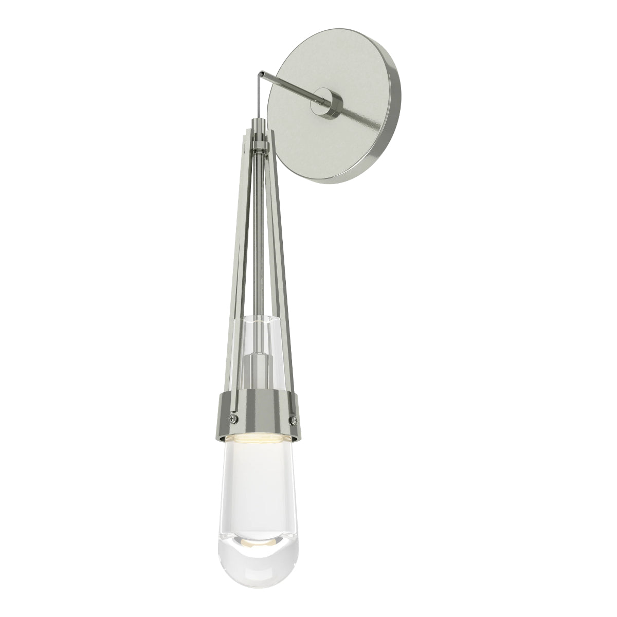 Link 16 in. Armed Sconce Clear Glass