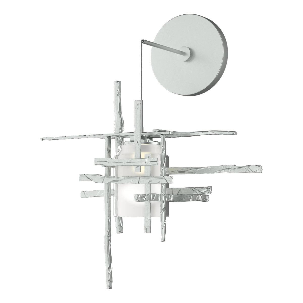 Tura 16 in. Armed Sconce Frosted Glass