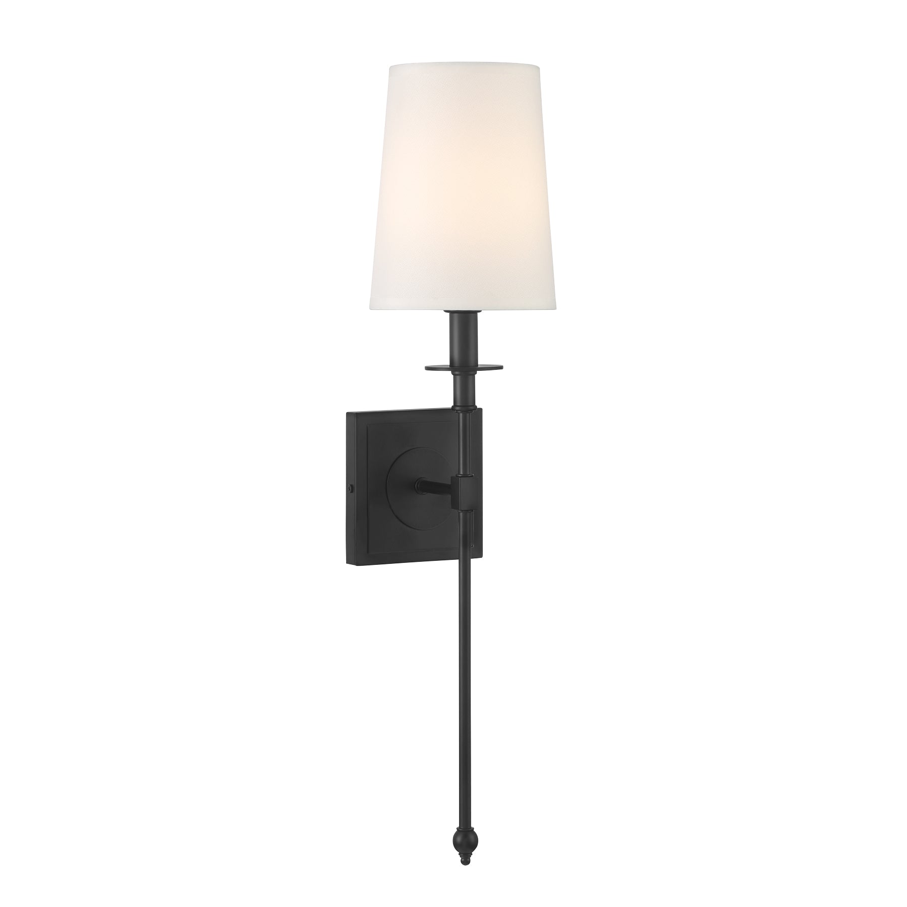 Calera 23" 1 Light Wall Sconce Black Finish - Bees Lighting