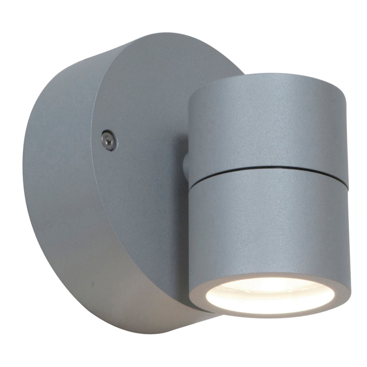 KO 5" 1 Light Outdoor Wall Light Silver Finish - Bees Lighting