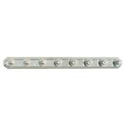 De-Lovely 48" 8-Light Bathroom Vanity, Brushed Nickel Finish - Bees Lighting