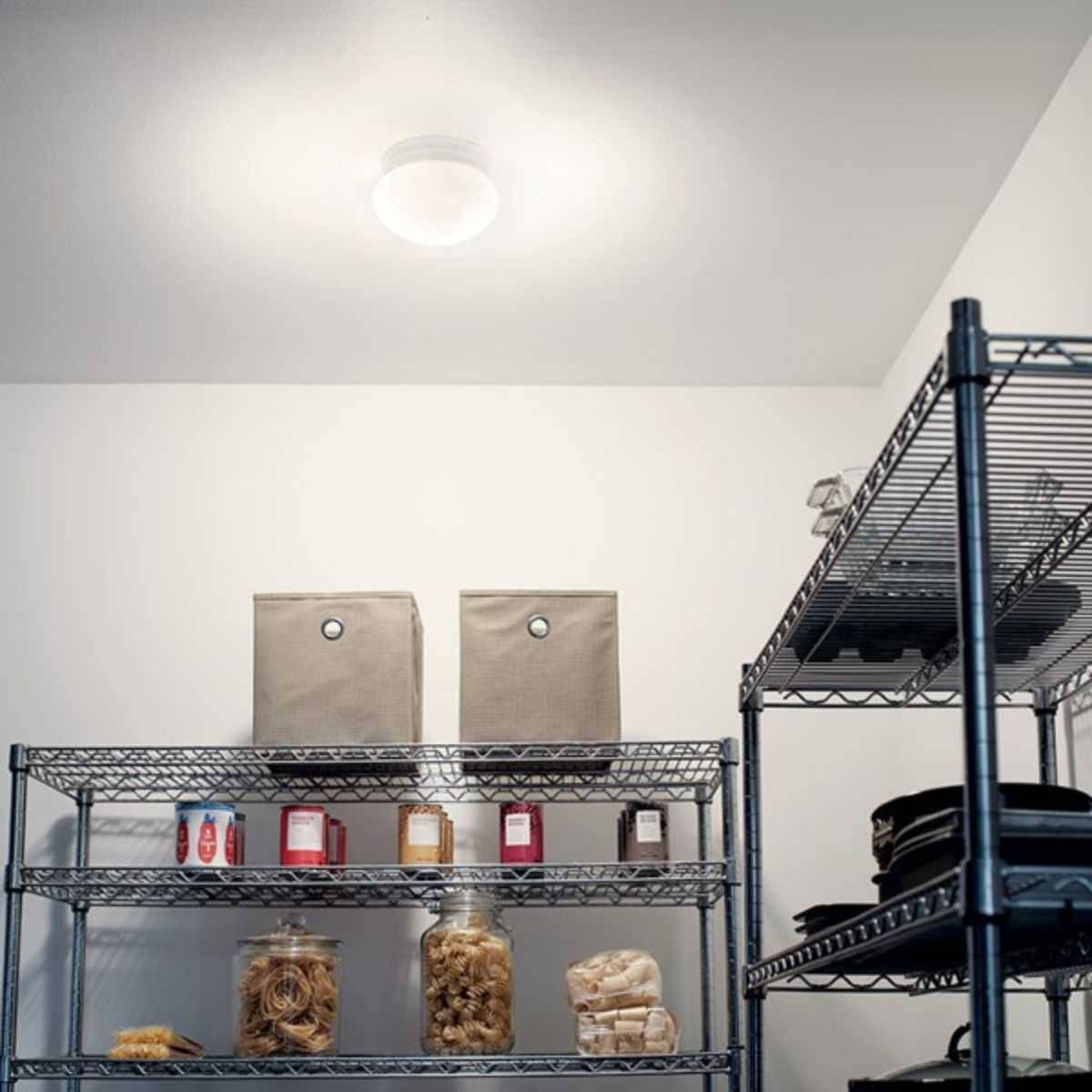 Ceiling Space 8 in. Puff Light White finish (Case of 12) - Bees Lighting