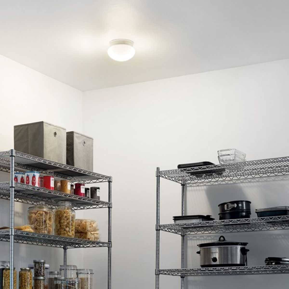 Ceiling Space 8 in. Puff Light White finish (Case of 12) - Bees Lighting