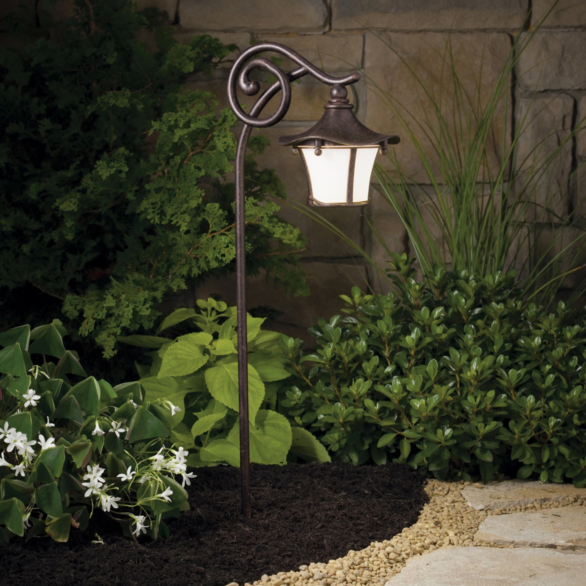 Cotswold Lantern Path Light, Aged Bronze - Bees Lighting