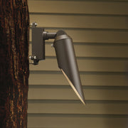 LED Long Cowl Mini Accent Light, Textured Architectural Bronze - Bees Lighting