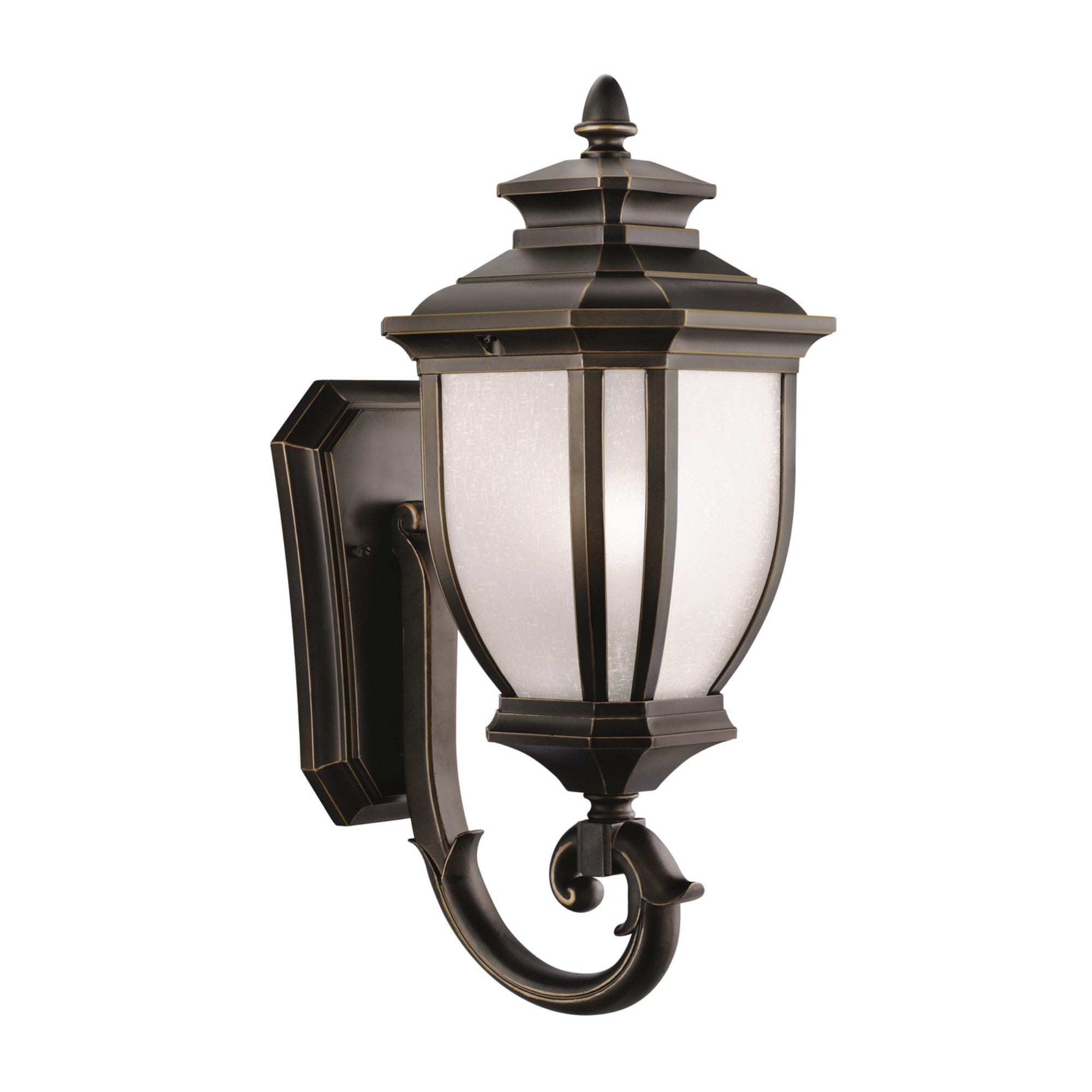 Salisbury 19" Outdoor Wall Light, Rubbed Bronze Finish - Bees Lighting